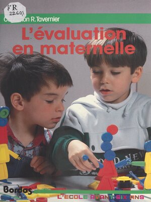 cover image of L'évaluation en maternelle